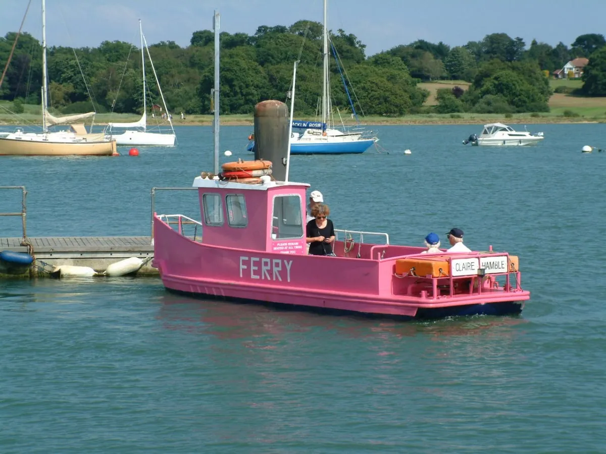 Aerial view of Hamble-le-Rice