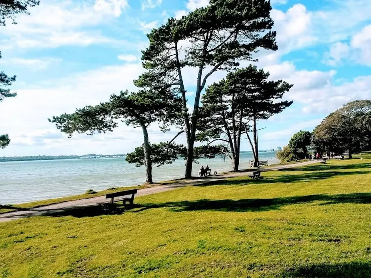 Royal Victoria Country Park overlooking Southampton Water