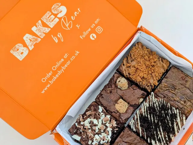 Homemade brownies from Bakes by Bear