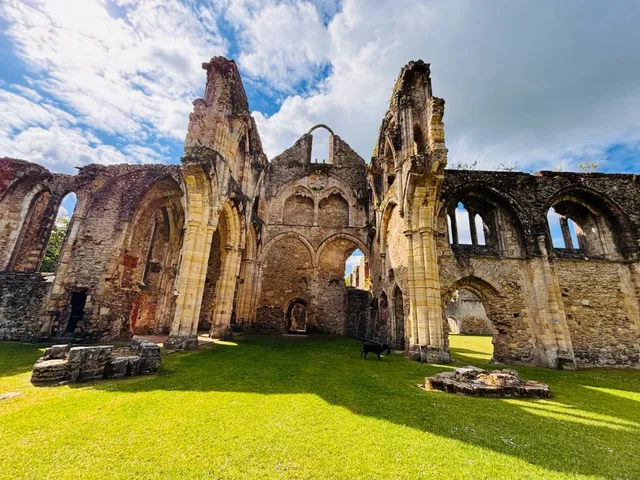 Standing ruins of the church at Netley Abbey