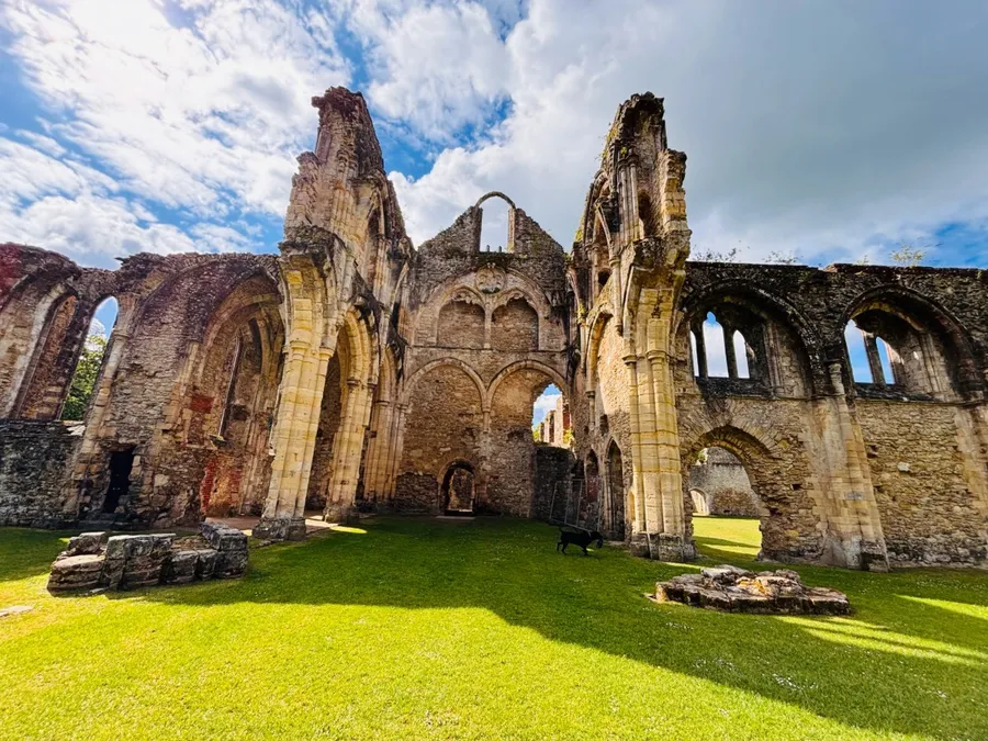 Standing ruins of the church at Netley Abbey